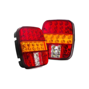 Lanterna Traseira LED Marmita com Vigia 34 LEDs Bivolt