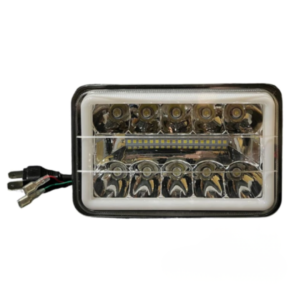 Farol Auxiliar LED 5” Retangular H4 com DRL Bivolt