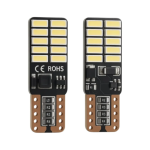 Par Lâmpadas LED T10 24 LEDs Canbus