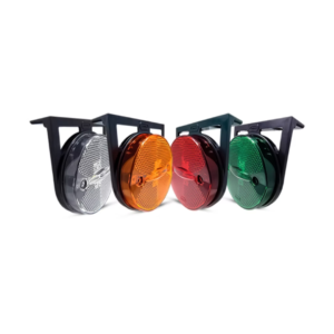Lanterna Lateral LED 85mm com Suporte Acoplado 12V / 24V