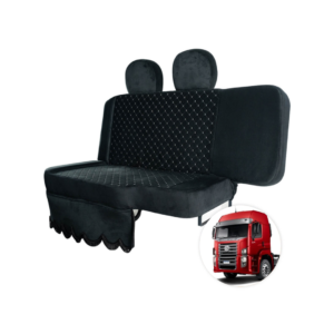 Kit Sofá Cama Carona Volkswagen Constellation Prime Suede Cama Gaúcha