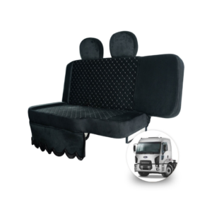 Kit Sofá Cama Carona Ford Cargo Cabine Nova 2011+ Suede Cama Gaúcha