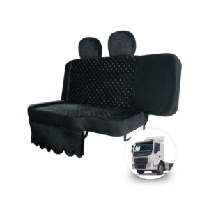 Kit Sofá Cama Carona Volvo VM Cabine Simples Suede Cama Gaúcha
