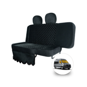Kit Sofá Cama Carona Mercedes Benz Sprinter a partir de 2013 Suede Cama Gaúcha